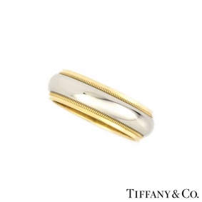 Tiffany & Co Yellow Gold & Platinum Band Tiffany & Co Yellow Gold & Platinum Band